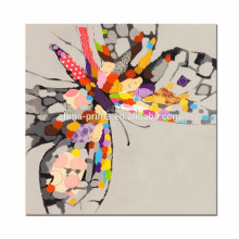 Abstract Oil Painting Impresiones, Modern Colorful Butterfly Design Arte, Dropship Arte De Lienzo